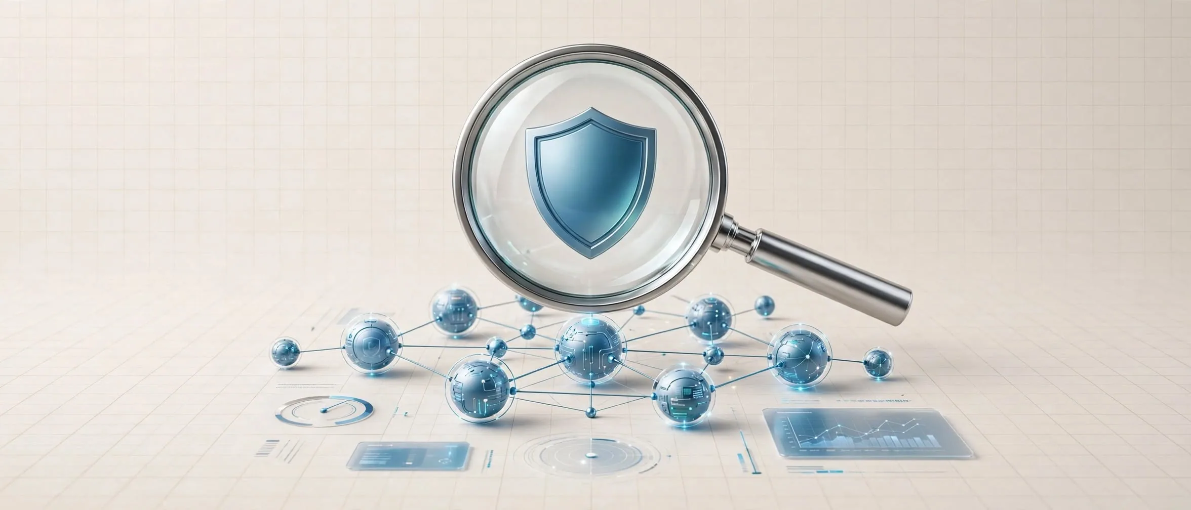 magnifying glass-with-shield-over-agent-network-ia